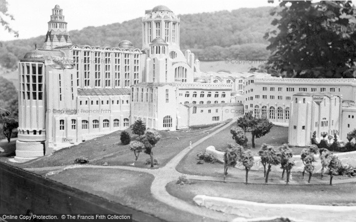 Photo of Cranham, Model Of Abbey Church, Prinknash Abbey c.1960