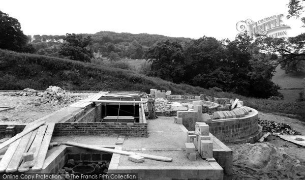 Photo of Cranham, Prinknash, Foundations Of The New Abbey c.1960