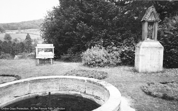 Photo of Cranham, The Fish Pond And Our Lady Of Prinknash, Prinknash Abbey c.1960