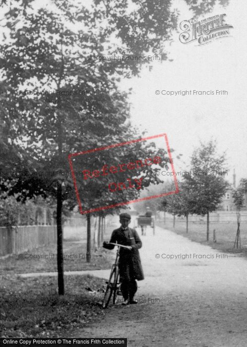 Photo of Cranleigh, Boy And Bicycle 1906