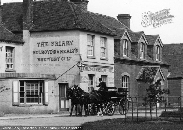 Photo of Cranleigh, Carriage Outside The Friary 1904
