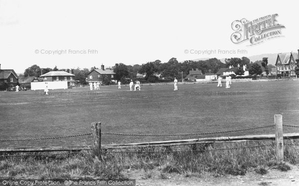 Photo of Cranleigh, The Cricket Pitch 1925