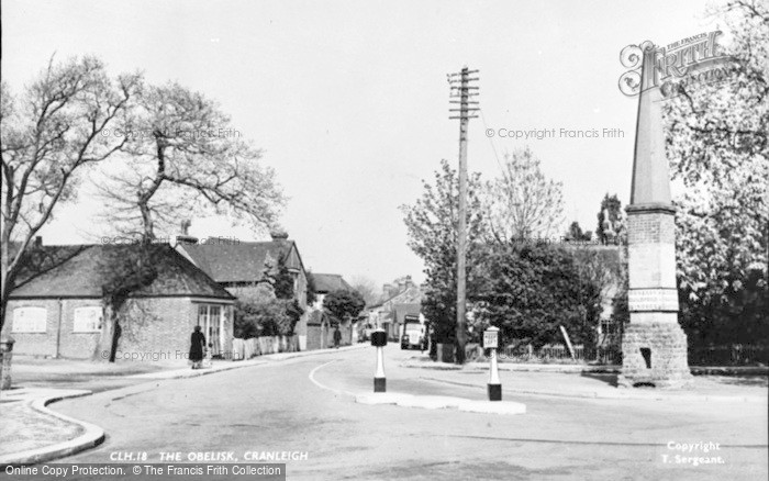 Photo of Cranleigh, The Obelisk c.1955