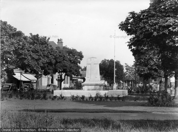 Photo of Cranleigh, The War Memorial c.1955