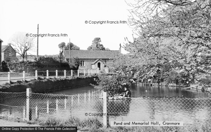 Photo of Cranmore, Pond And Memorial Hall c.1950