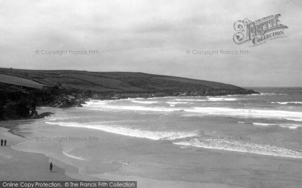 Photo of Crantock, Bay And West Pentire Point c.1930