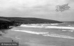 Bay And West Pentire Point c.1930, Crantock