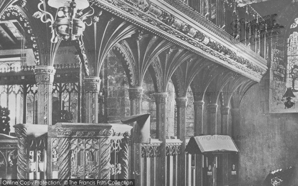 Photo of Crantock, Church Screen c.1900
