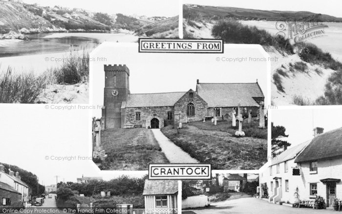 Photo of Crantock, Composite c.1960