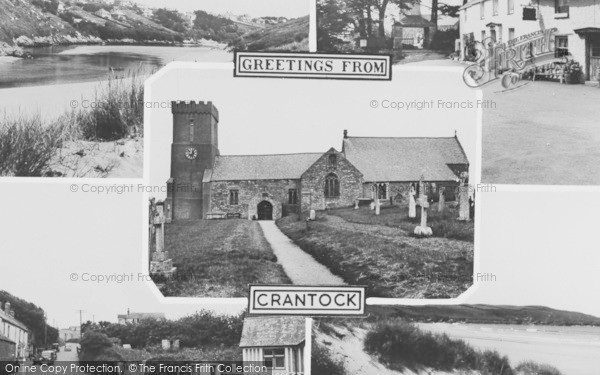 Photo of Crantock, Composite c.1960