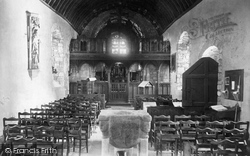 St Carantoc's Church, Interior 1904, Crantock