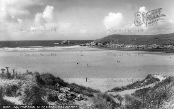Photo of Crantock, The Beach c.1960