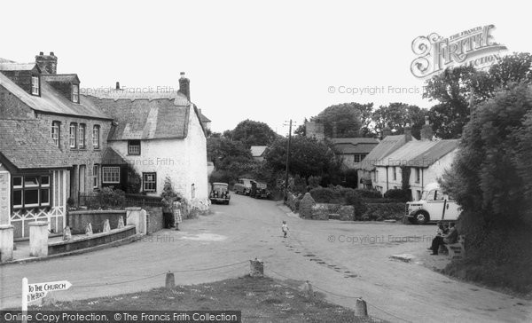 Photo of Crantock, The Village c.1960