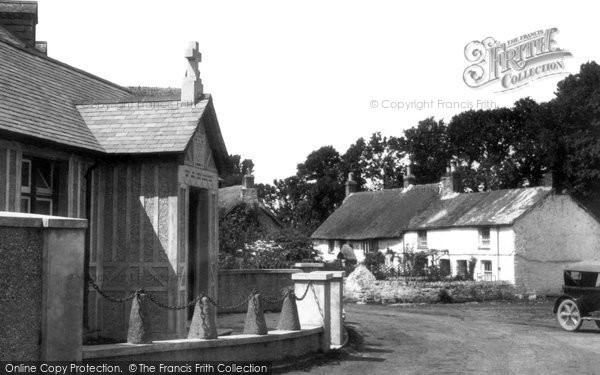 Photo of Crantock, War Memorial c.1900