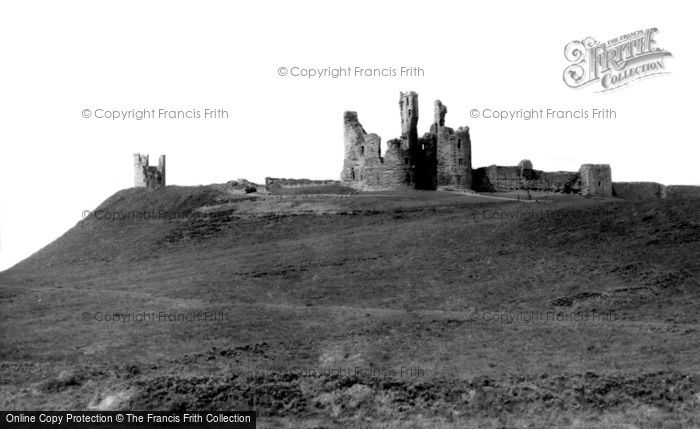 Photo of Craster, Dunstanburgh Castle c1960