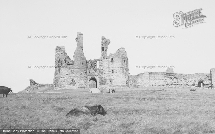 Photo of Craster, Dunstanburgh Castle c.1960