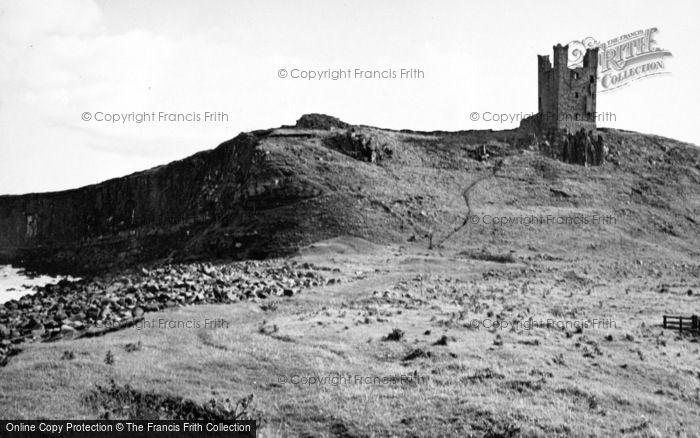 Photo of Craster, Dunstanburgh Castle, Lilburn Tower 1950