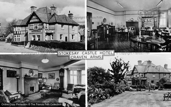 Photo of Craven Arms, Stokesay Castle Hotel Composite c.1955