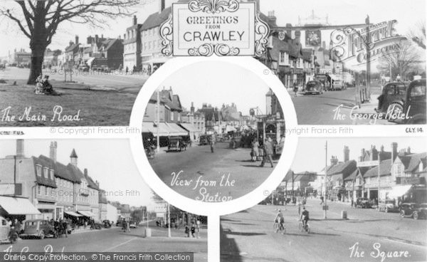 Photo of Crawley, Composite c.1950