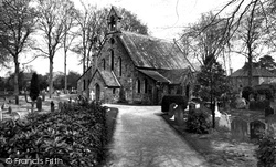 All Saints' Church c.1960, Crawley Down