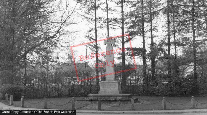 Photo of Crawley Down, The Memorial c.1960