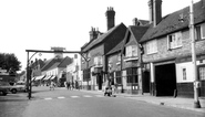 George Hotel And High Street c.1960, Crawley