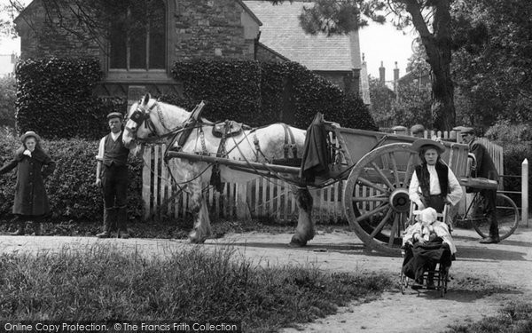 Photo of Crawley, Horse And Cart 1907