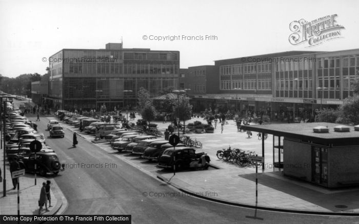 Photo of Crawley, Queens Square c.1960
