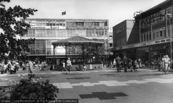 Photo of Crawley, The Bandstand c.1960