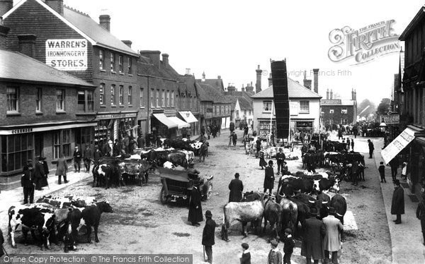 Photo of Crawley, The Fair, Upper Square 1905