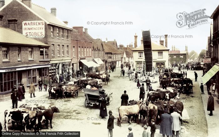 Photo of Crawley, the Fair, Upper Square 1905