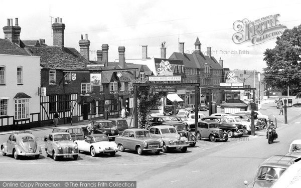 Photo of Crawley, The George Hotel And High Street 1958