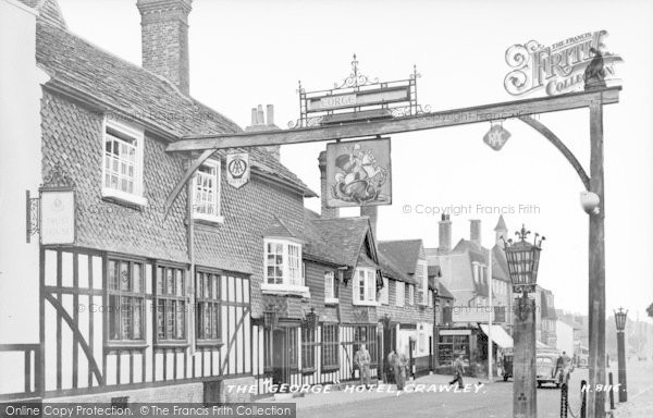 Photo of Crawley, The George Hotel c.1935
