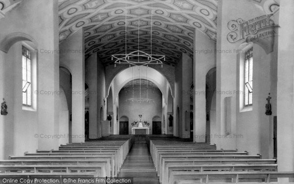 Photo of Crawley, The Nave, Friary Church c.1965