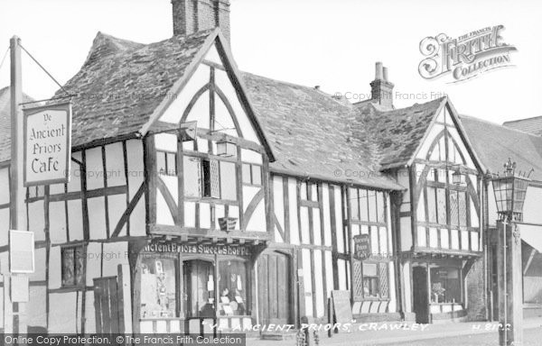 Photo of Crawley, Ye Ancient Priors Café c.1935