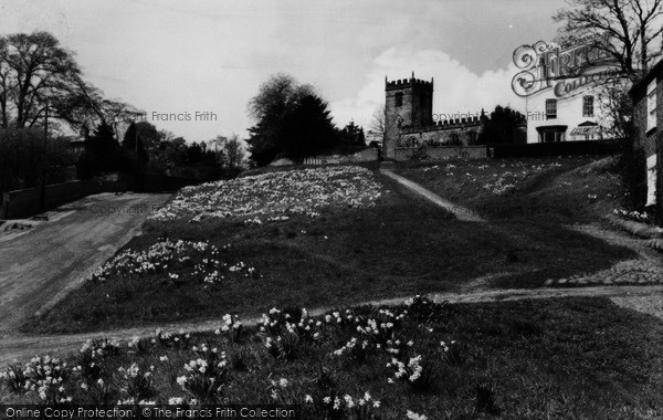Photo of Crayke, The Green And St Cuthbert's Church c.1960