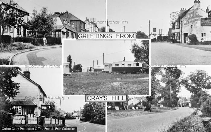 Photo of Crays Hill, Composite c.1955