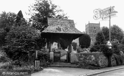 Lychgate And Church Of St Michael And All Angels c.1955, Creaton