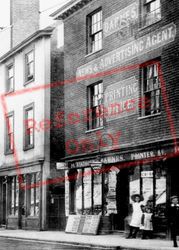 Barnes Printing Office, High Street 1904, Crediton