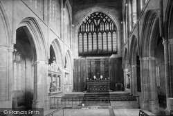 Church Interior 1893, Crediton