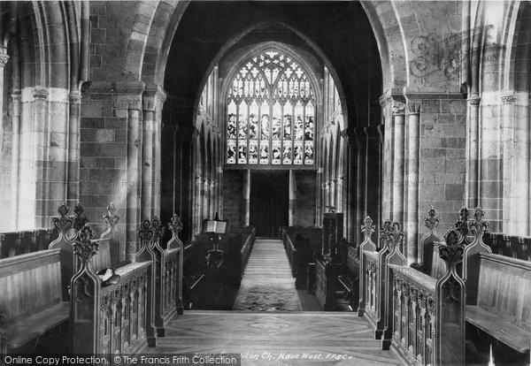 Photo of Crediton, Church Interior 1900