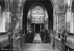 Church Interior 1900, Crediton