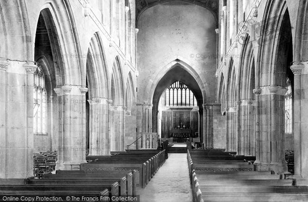 Photo of Crediton, Church, Nave East 1893