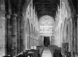Church, Nave West 1893, Crediton