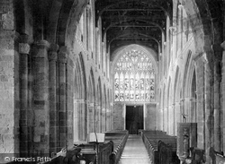 Church, Nave West 1893, Crediton