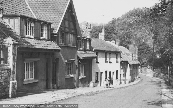 Photo of Crediton, Church Street c.1955