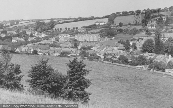 Photo of Crediton, General View c.1955