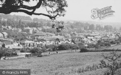 General View From Stoney Park Lane c.1955, Crediton