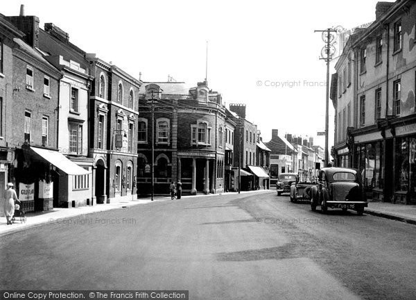 Photo of Crediton, High Street And Ship Hotel c.1955