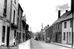 High Street c.1955, Crediton